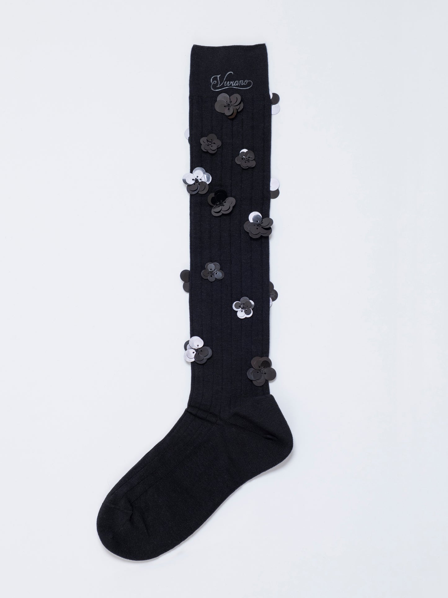 ''La Fleur'' Sequins Socks