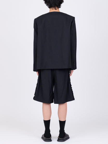 Ruffle Tailored Jacket