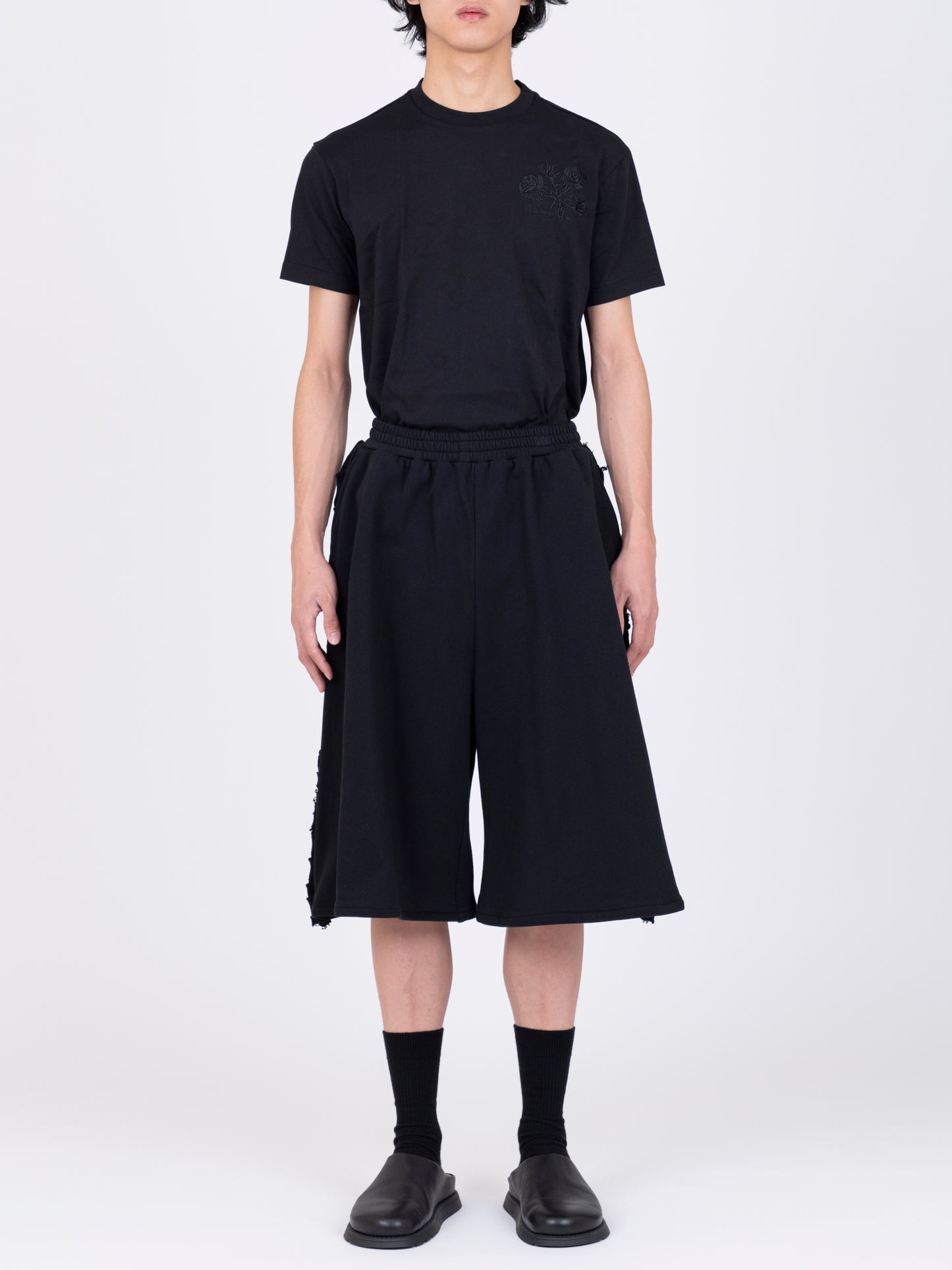 Jersey Ruffle Shorts