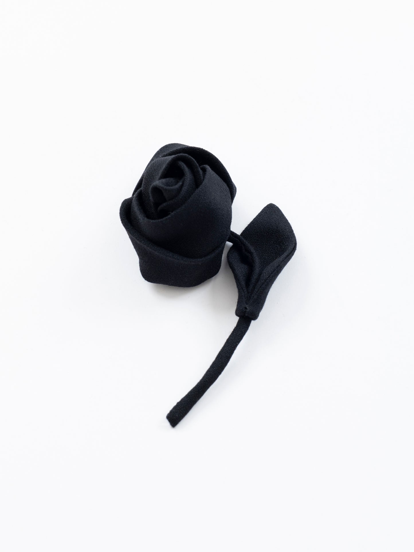 Wool Rose Brooch