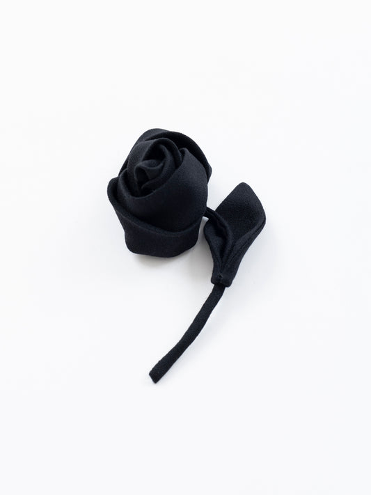 Wool Rose Brooch