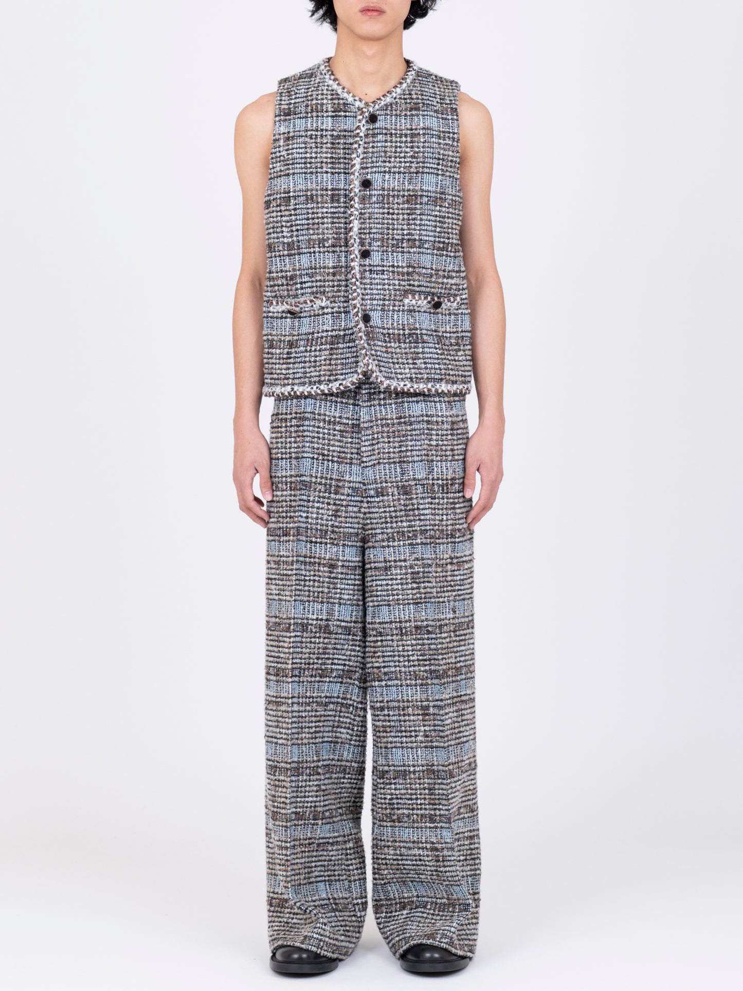 Melange Tweed Gilet