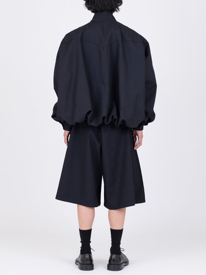Gabardine Balloon  Harrington Jacket