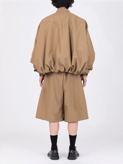 Gabardine Balloon  Harrington Jacket