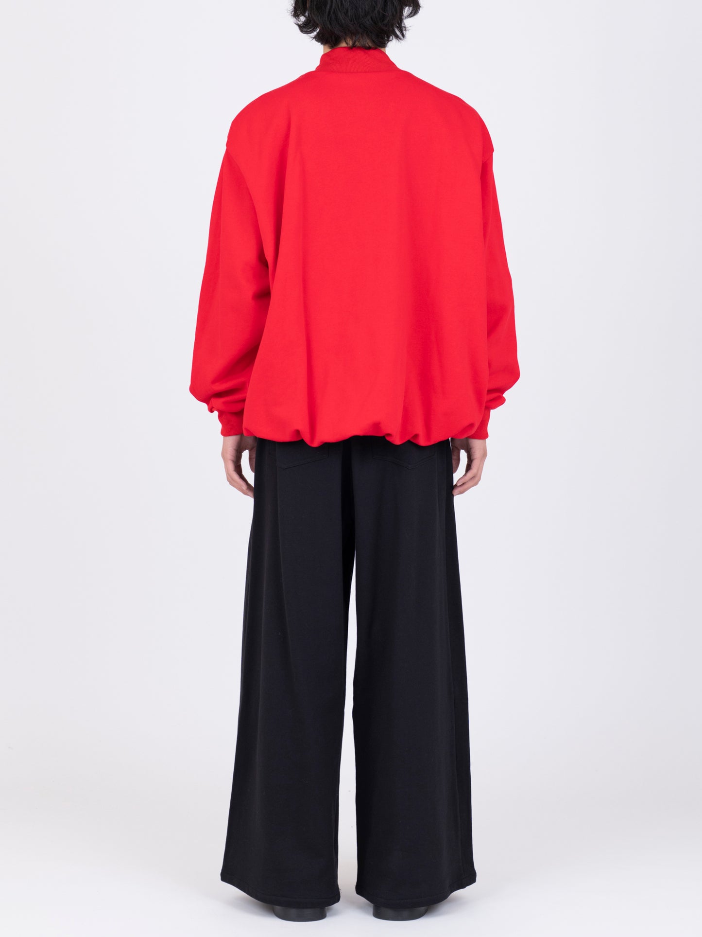 Hand Embroidered Balloon Jersey Zip-Up Top