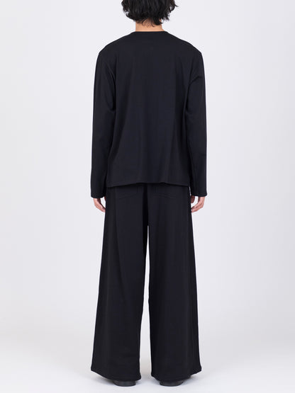 Double Placket Henry Neck T-Shirt