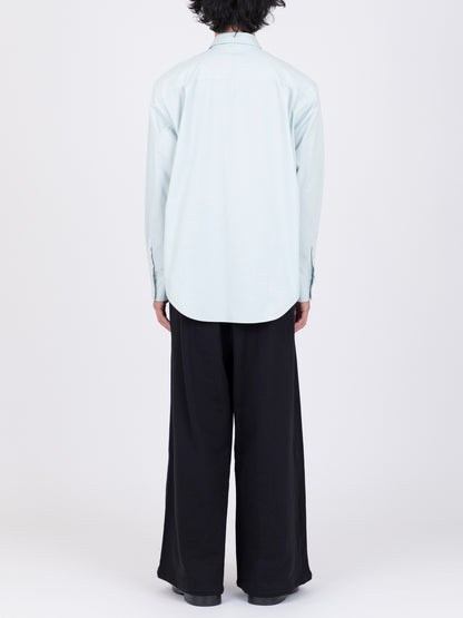 Detachable  Ribbon Collar Shirt