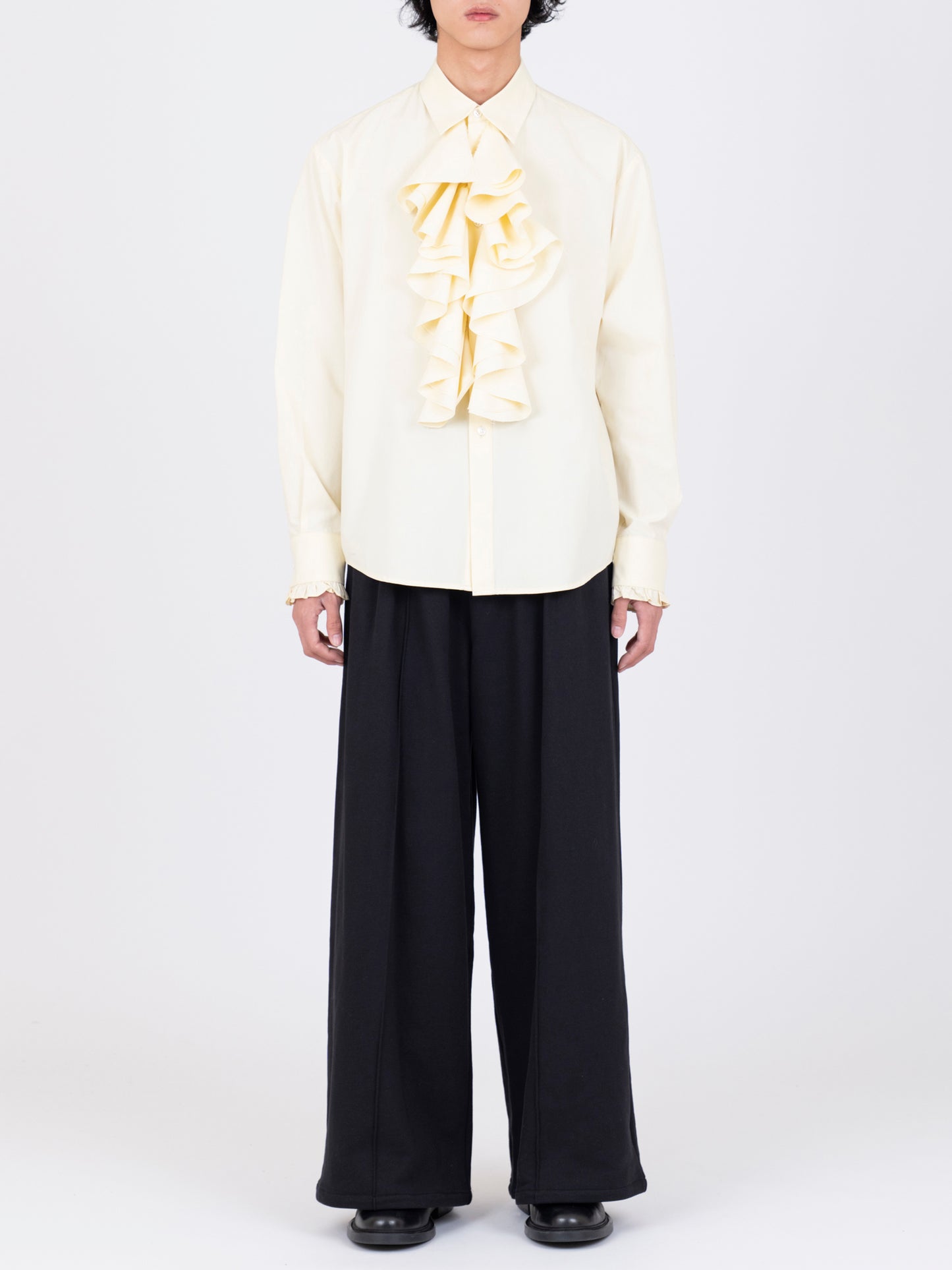 Front Ruffle Shirt