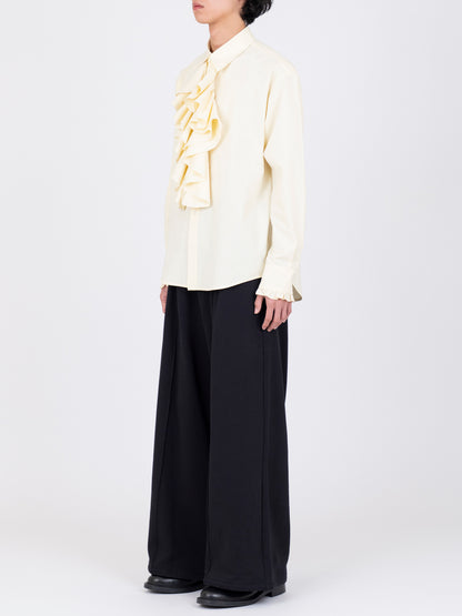 Front Ruffle Shirt