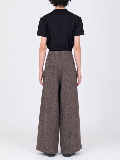 Herringbone Wide Trousers