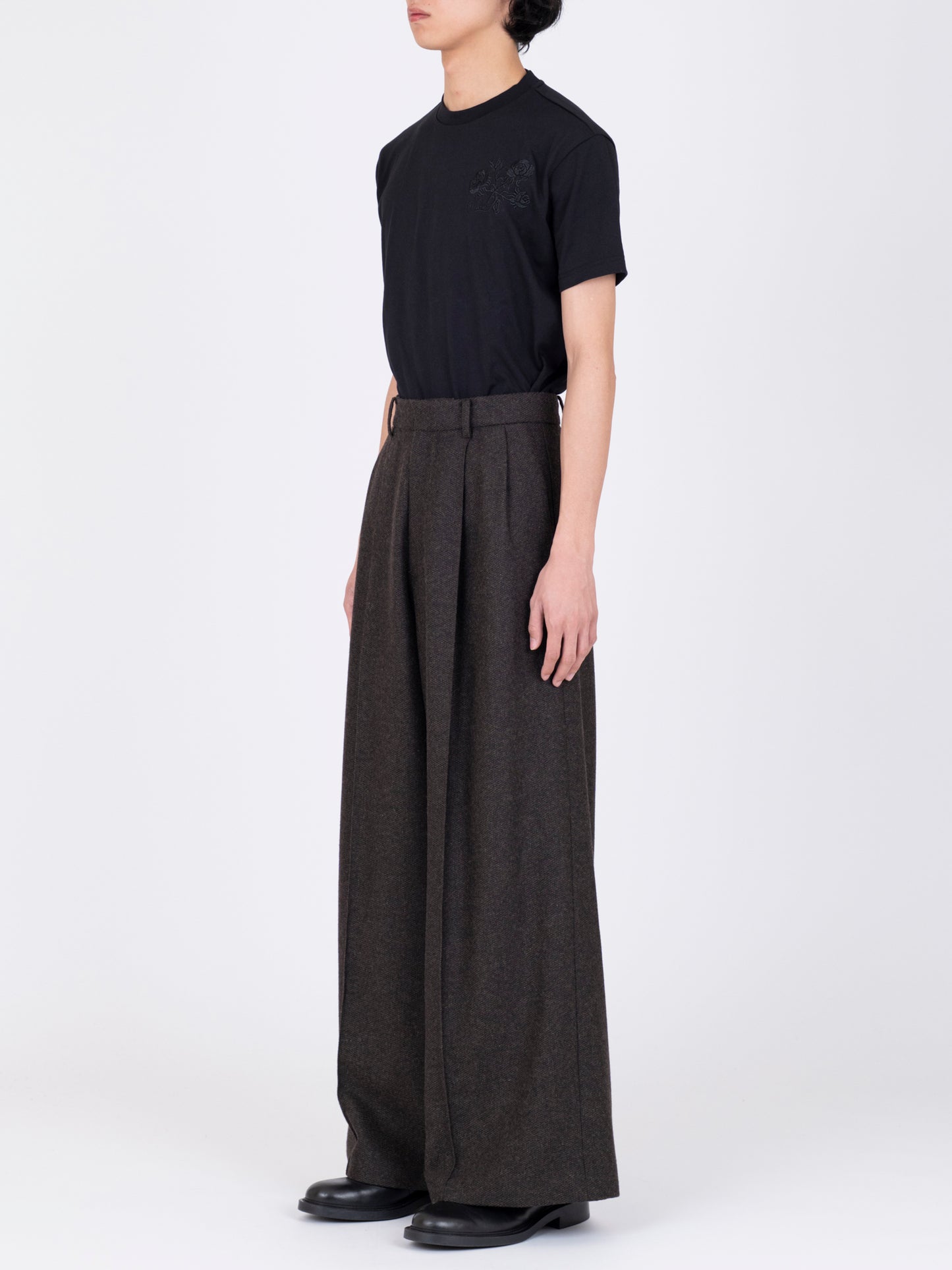 Tweed Wide Trousers