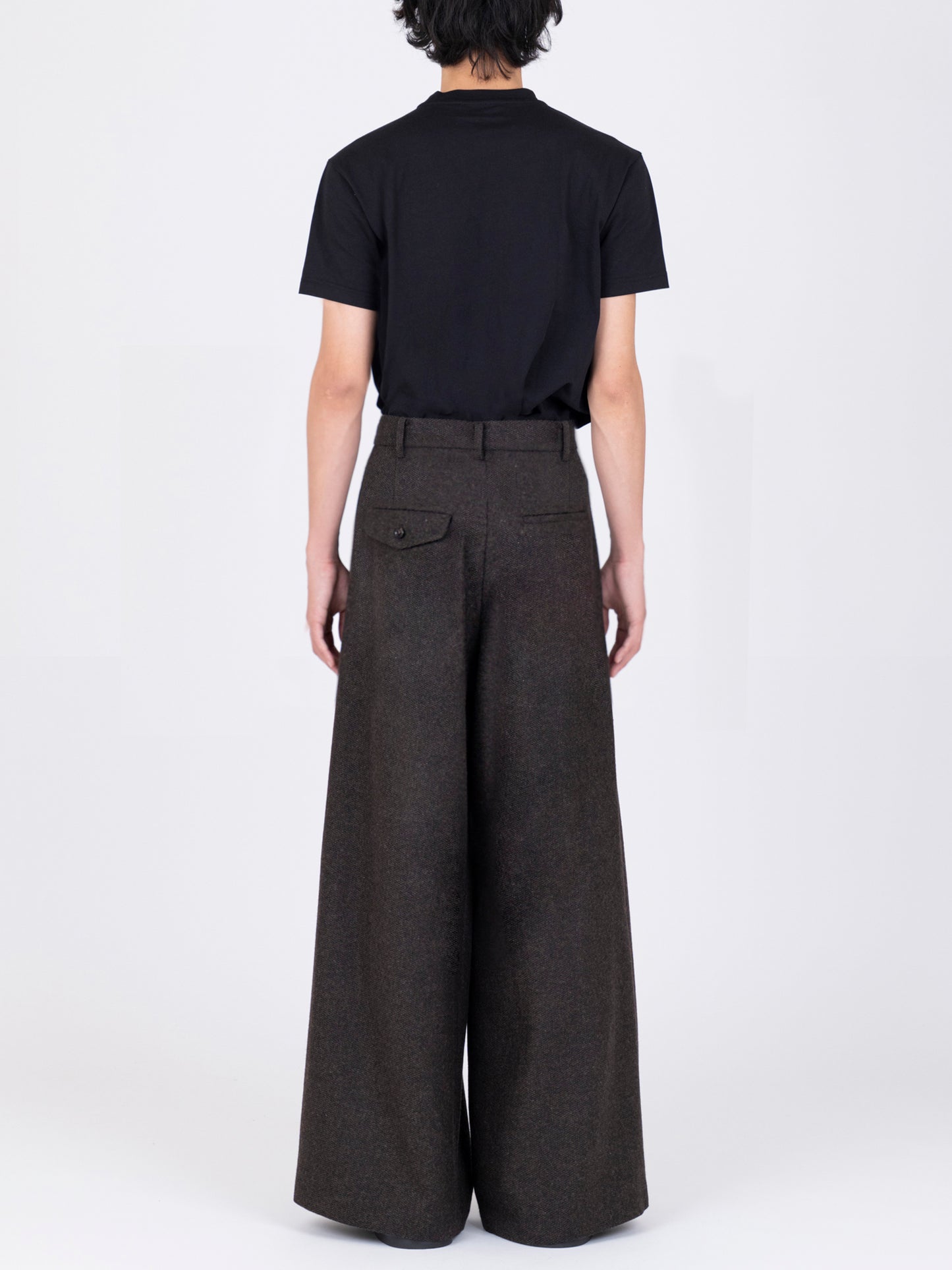Tweed Wide Trousers