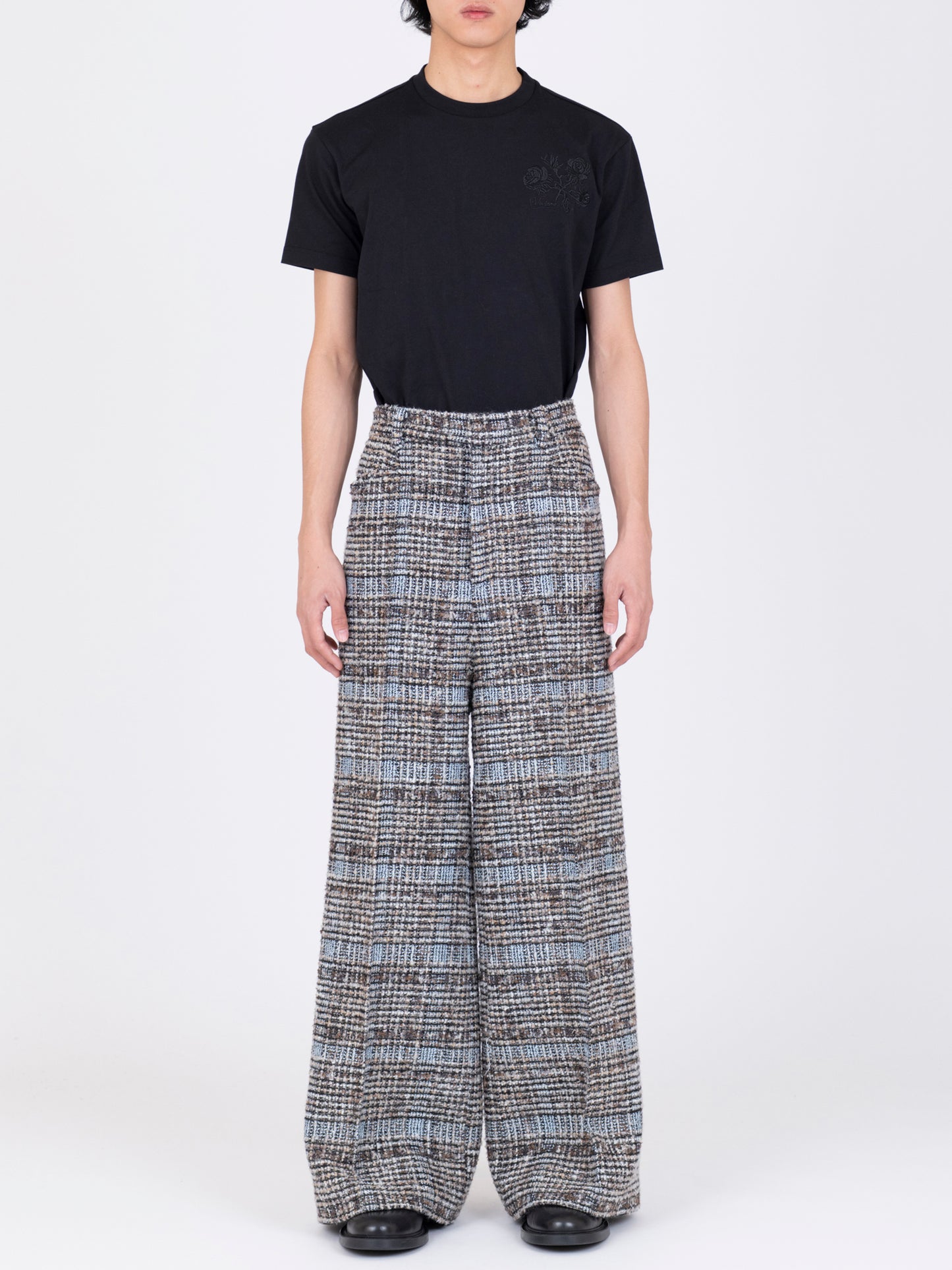 Melange Tweed Trousers