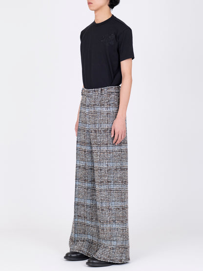Melange Tweed Trousers