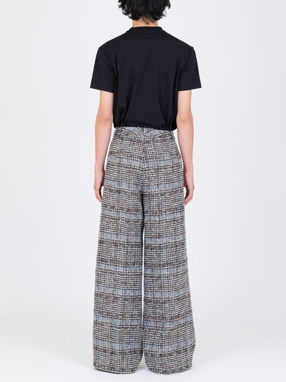 Melange Tweed Trousers
