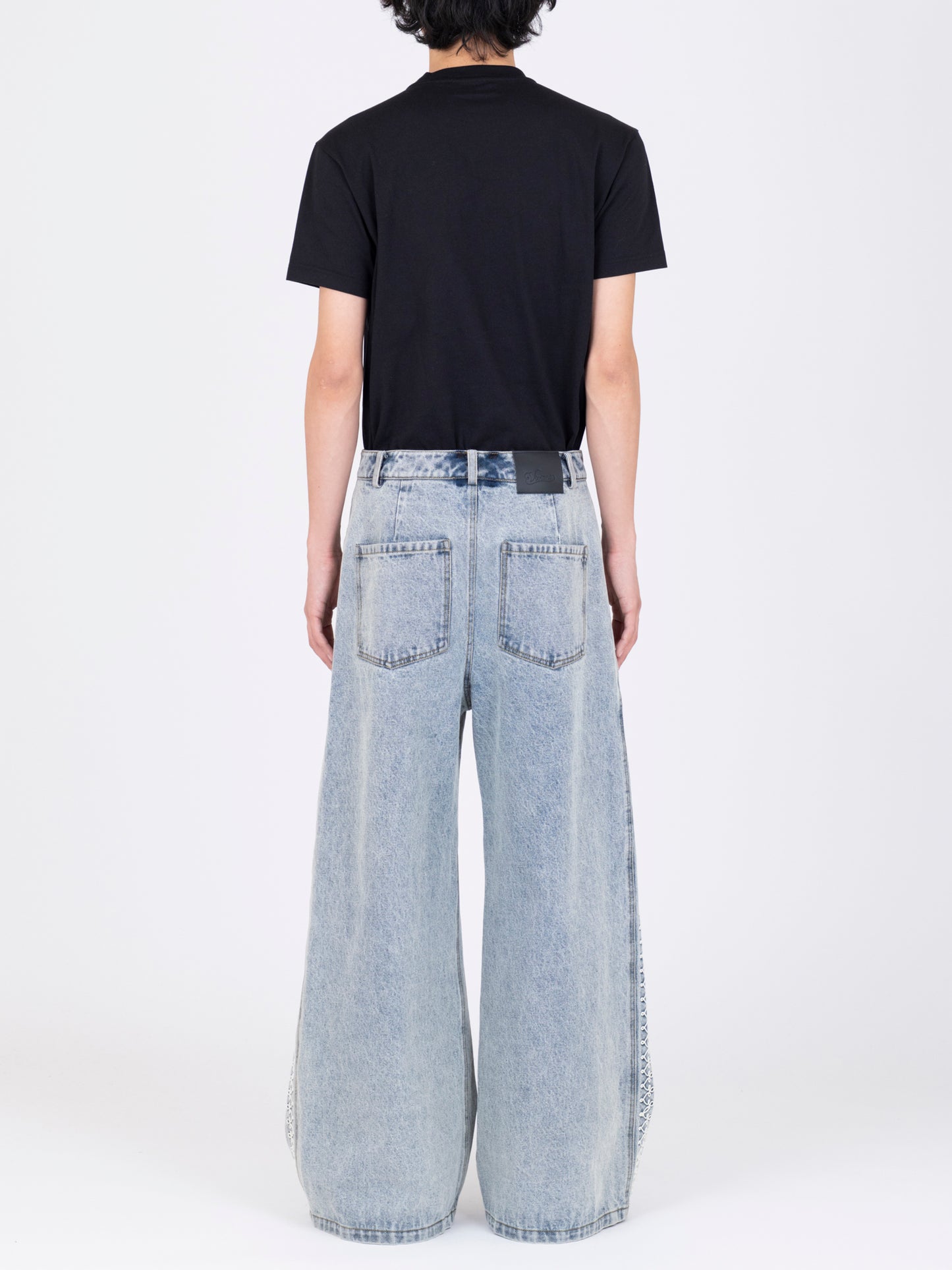 French Corded Denim Trousers