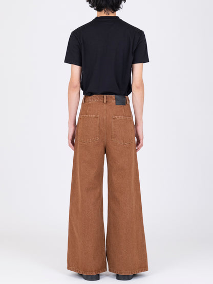 French Corded Denim Trousers