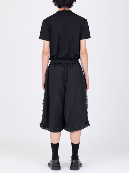 Ruffle Chiffon Wide Shorts