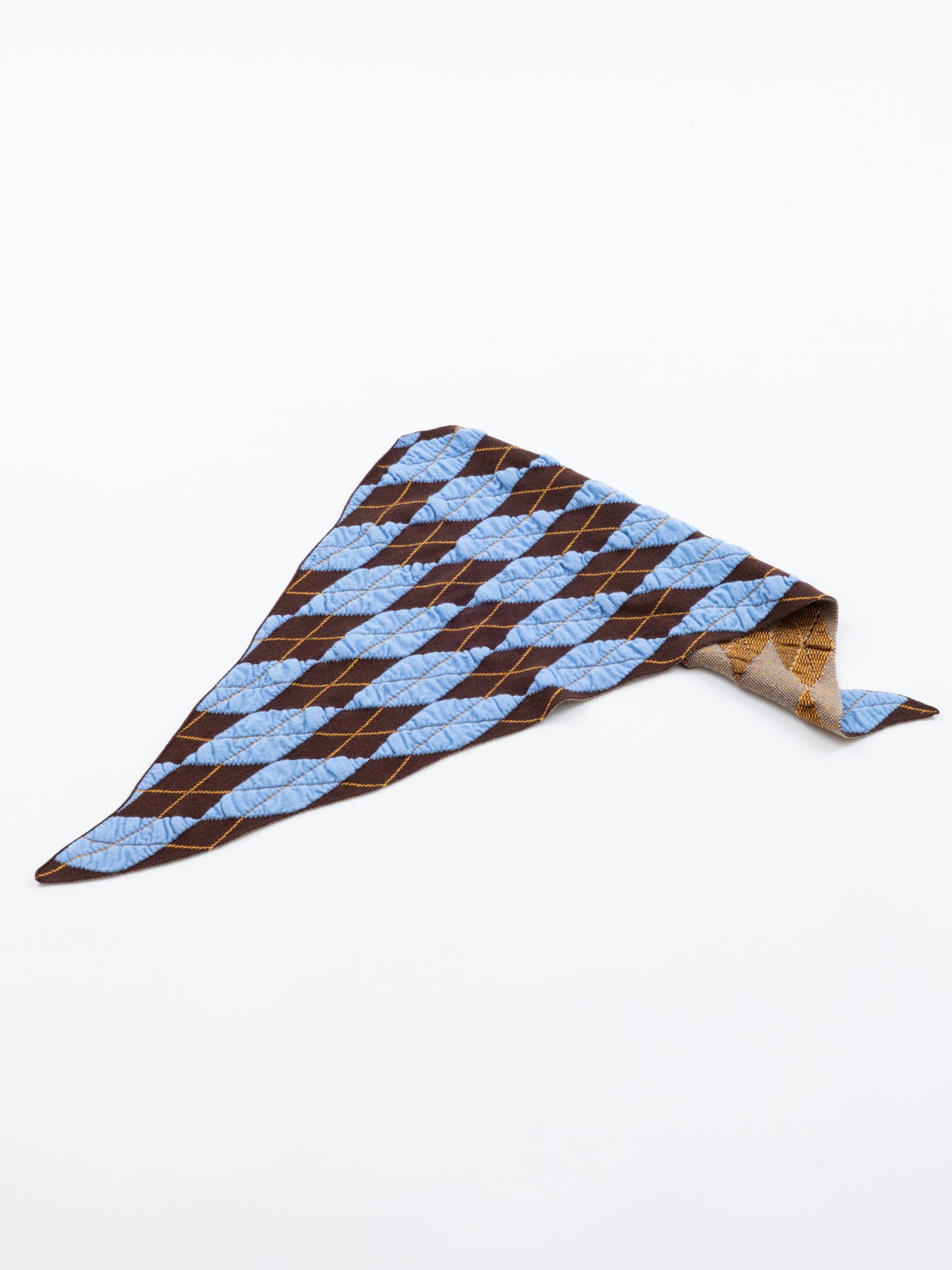Felted Yarn  Argyle Scarf