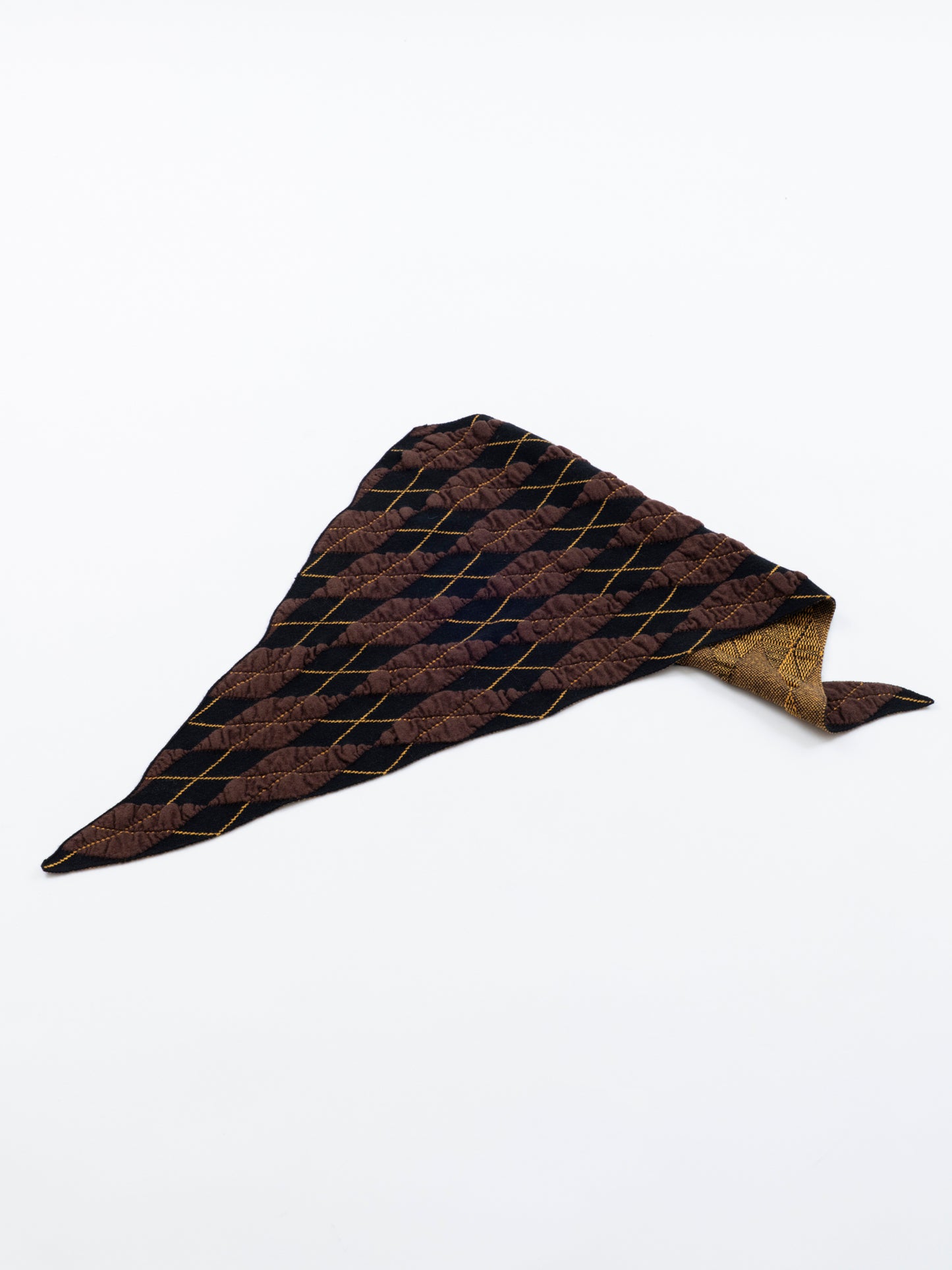 Felted Yarn  Argyle Scarf