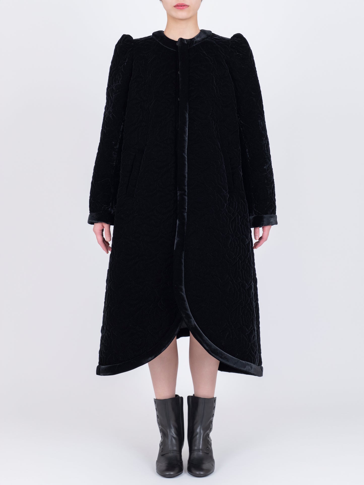Matelasse Velvet Coat