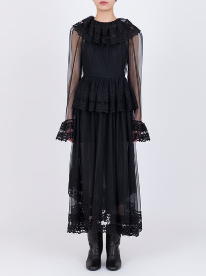 Dentelle Tape Tulle Dress