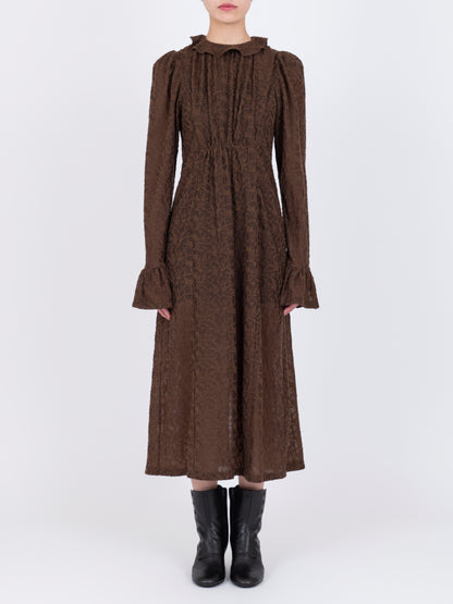 Jacquard Drapé Dress