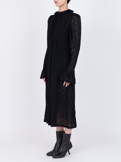 Jacquard Drapé Dress
