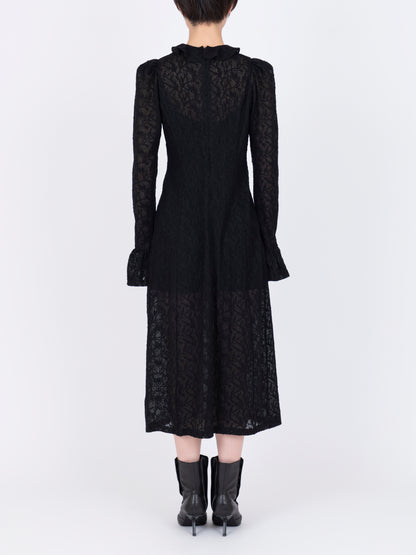 Jacquard Drapé Dress