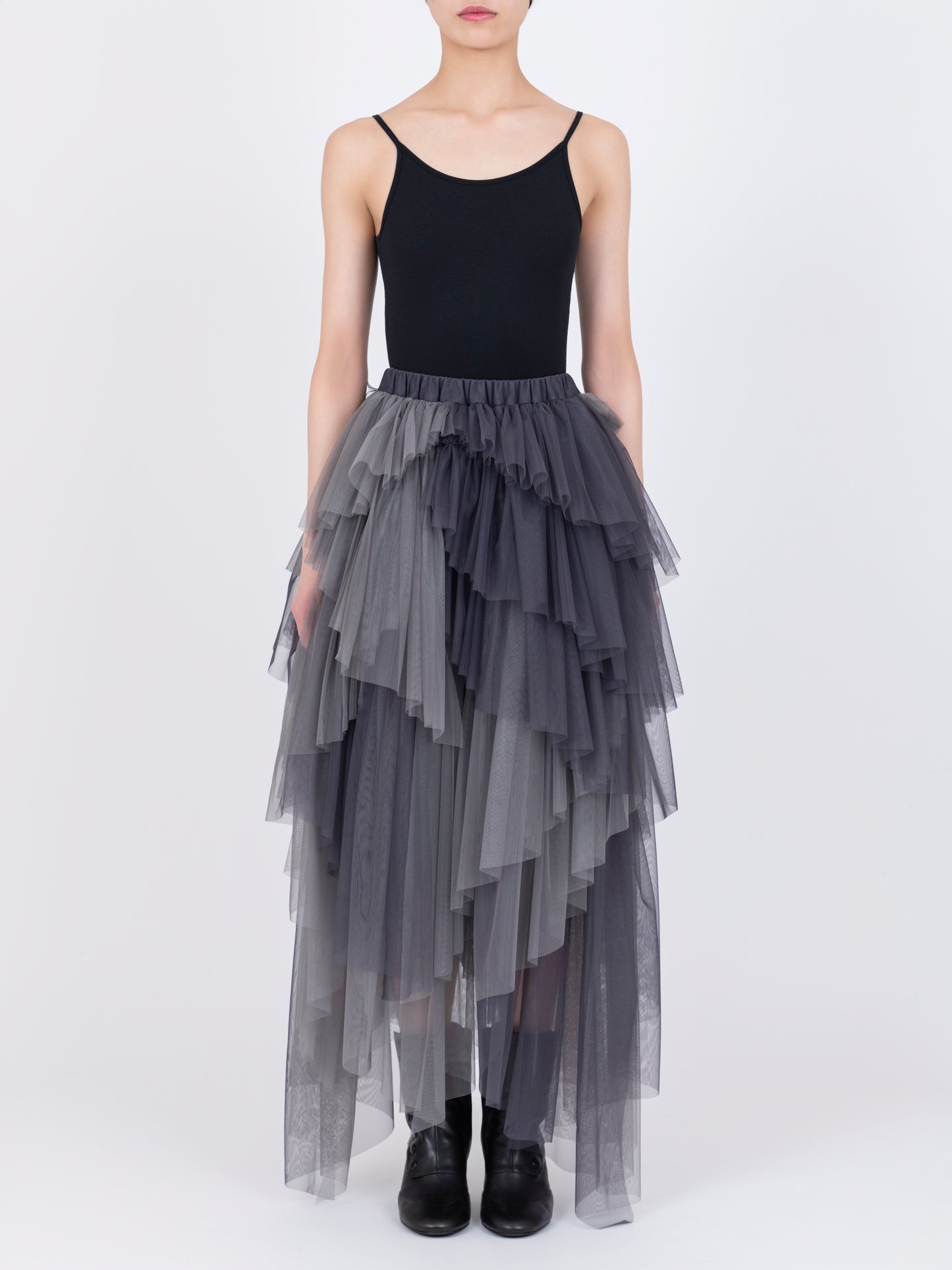 Tulle Volant Skirt
