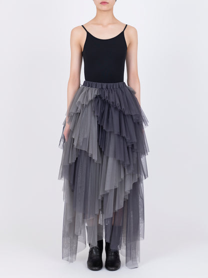 Tulle Volant Skirt