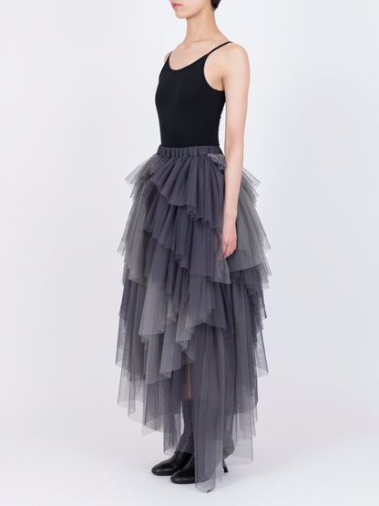 Tulle Volant Skirt