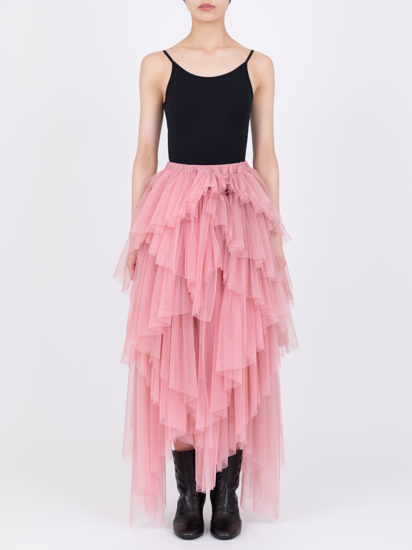 Tulle Volant Skirt