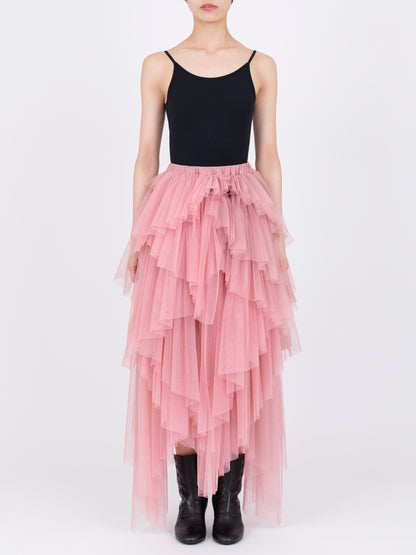Tulle Volant Skirt