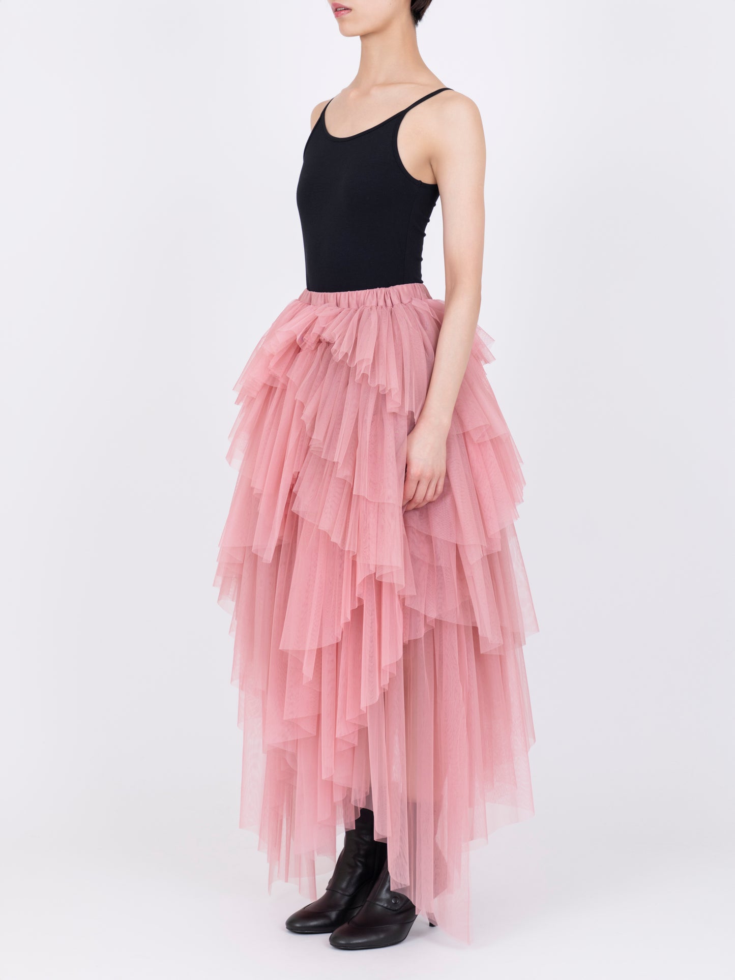 Tulle Volant Skirt