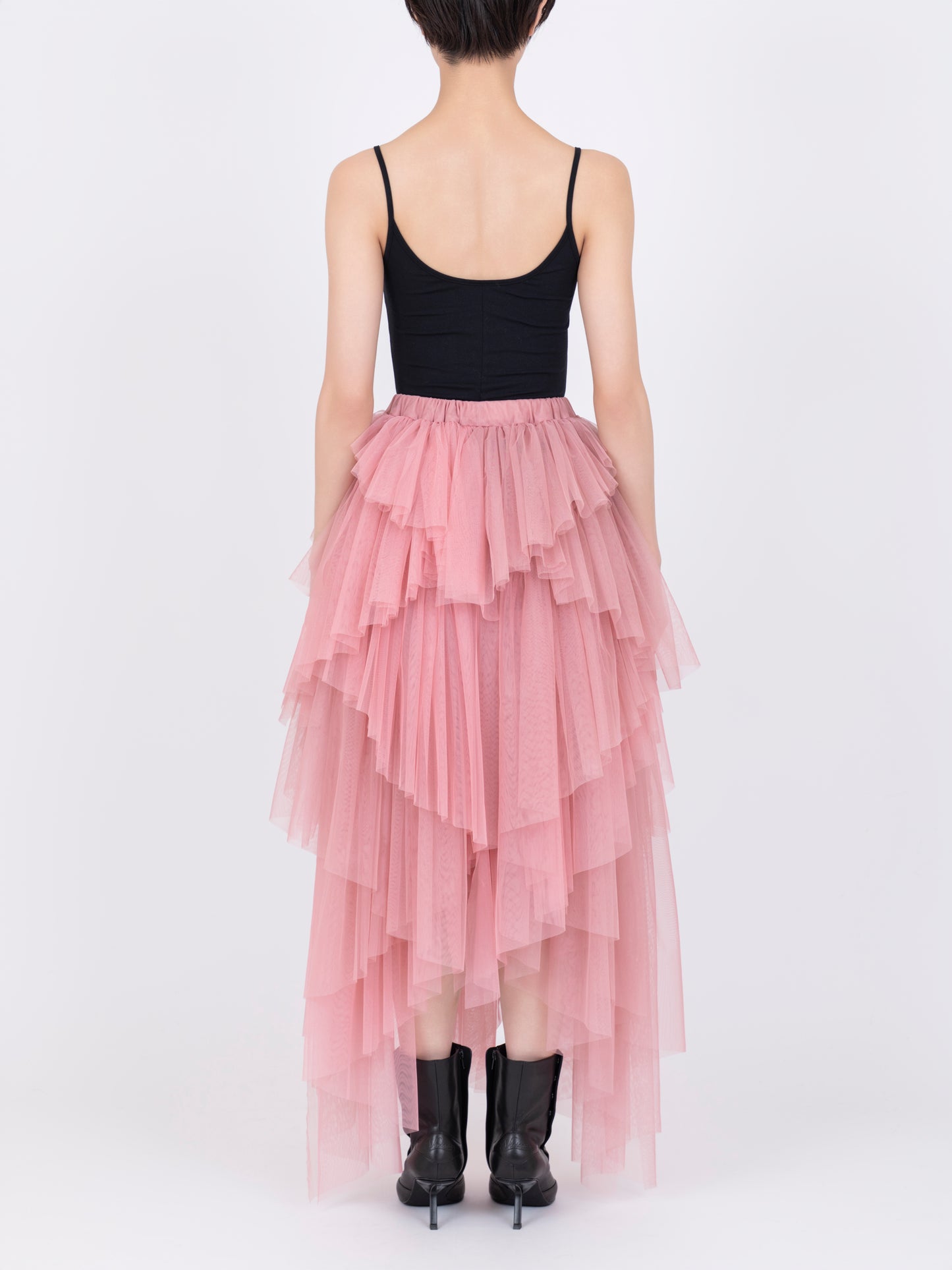 Tulle Volant Skirt