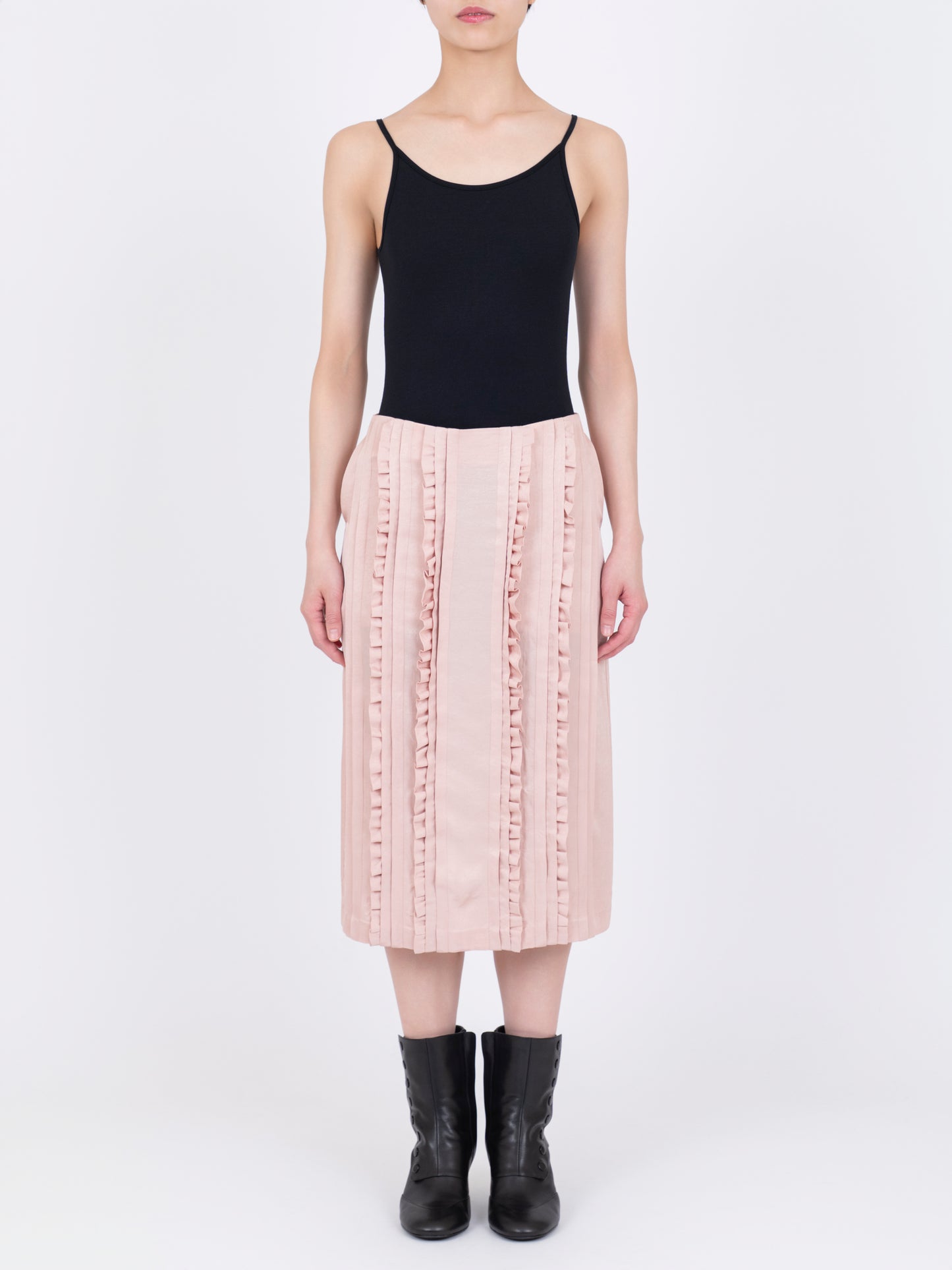 Plis Volant Skirt