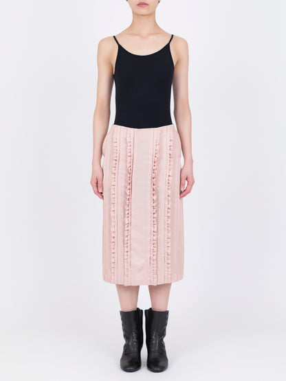 Plis Volant Skirt