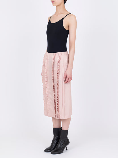 Plis Volant Skirt