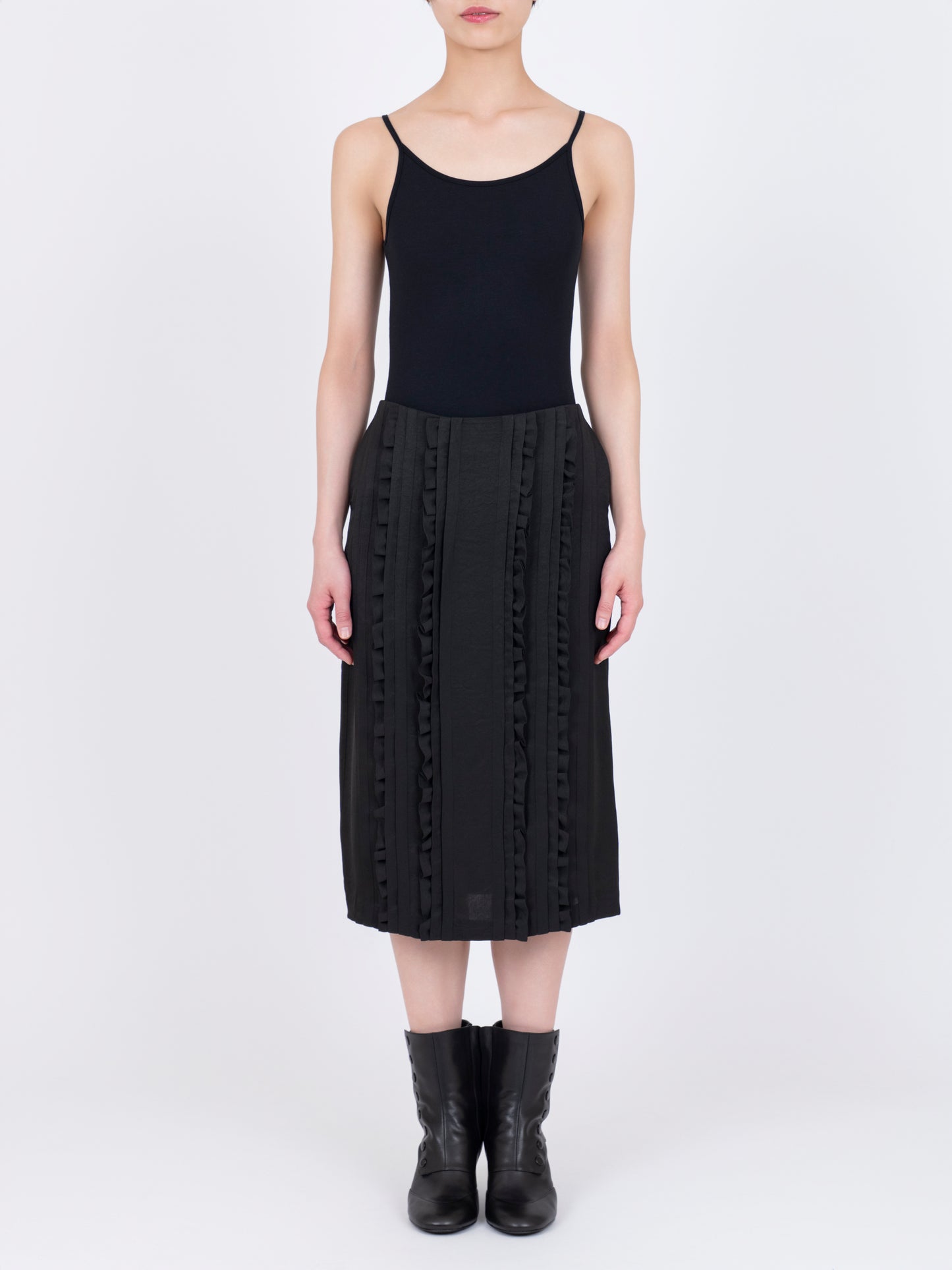 Plis Volant Skirt