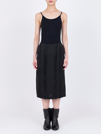 Plis Volant Skirt