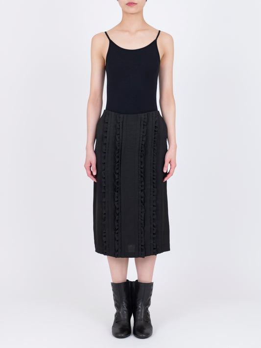 Plis Volant Skirt
