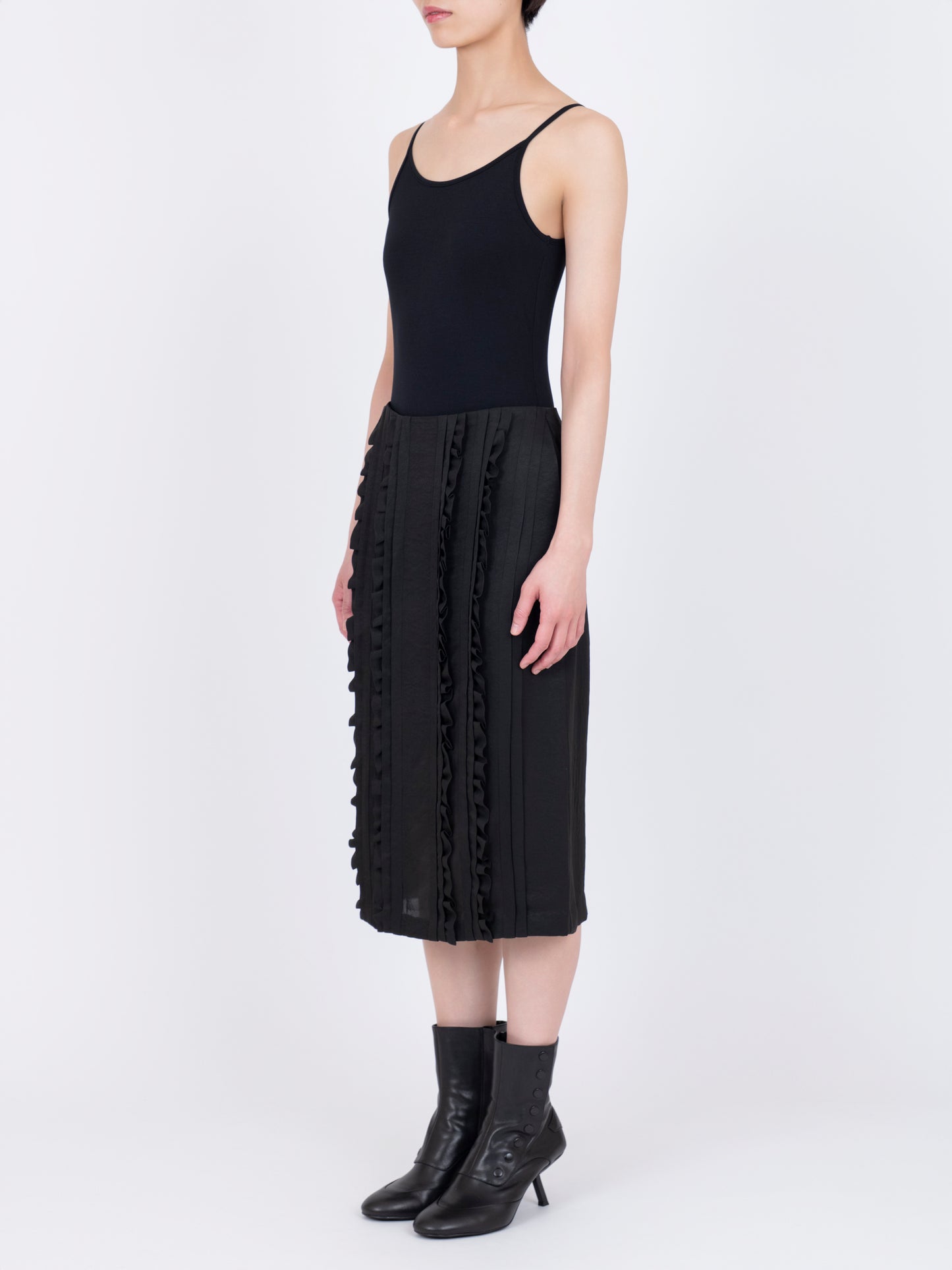 Plis Volant Skirt