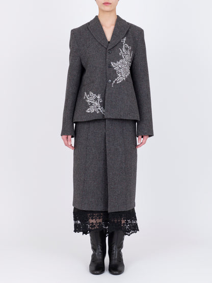 Plis Creux Blazer Rose Cross Stitch