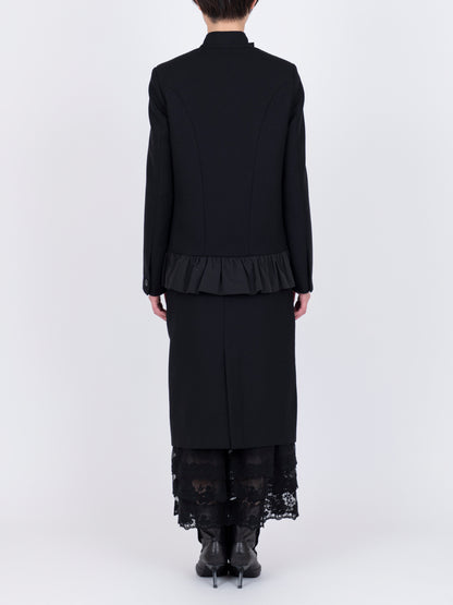 Volant Stand Collar Jacket