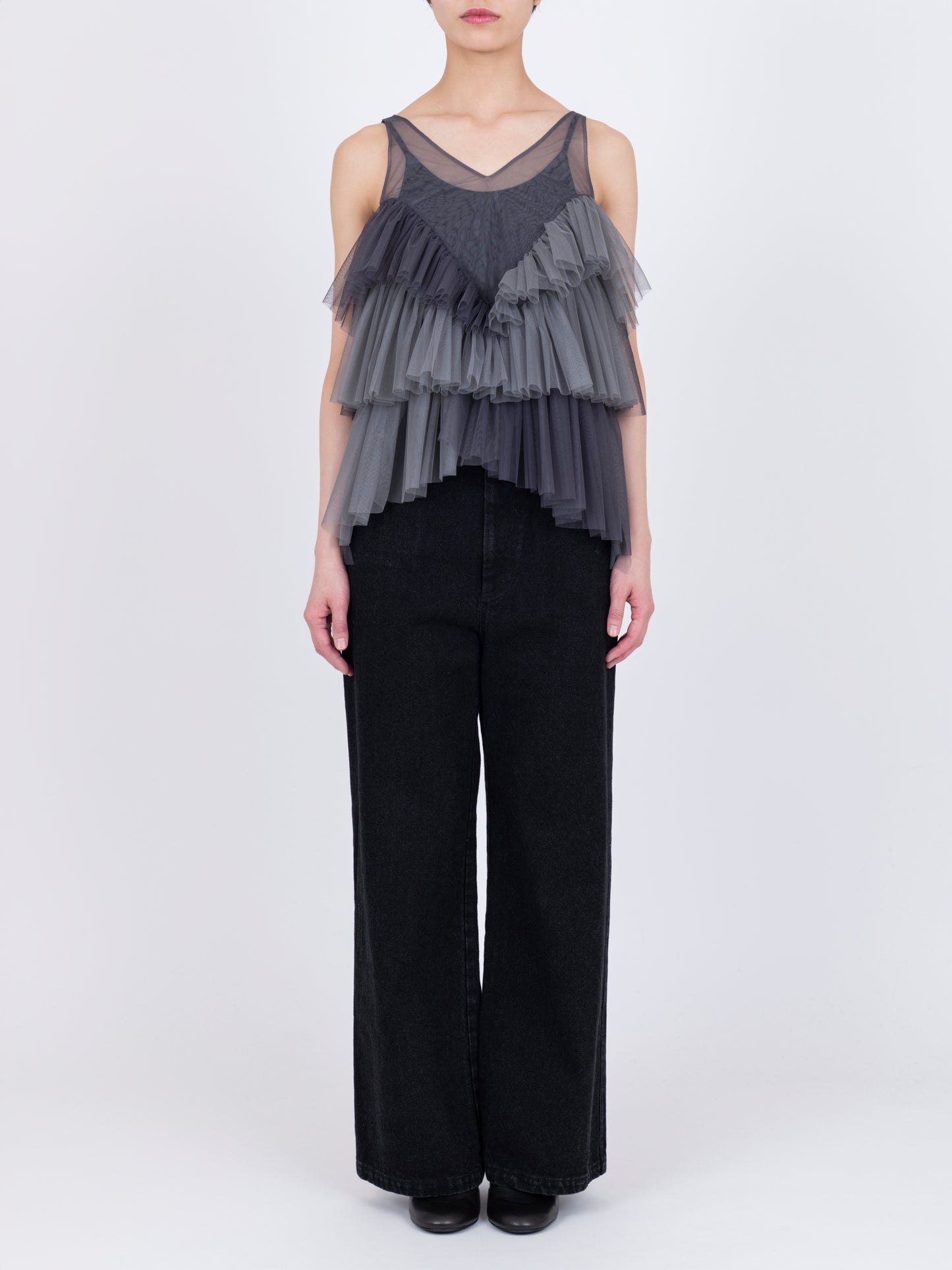 Tulle Volant Camisole