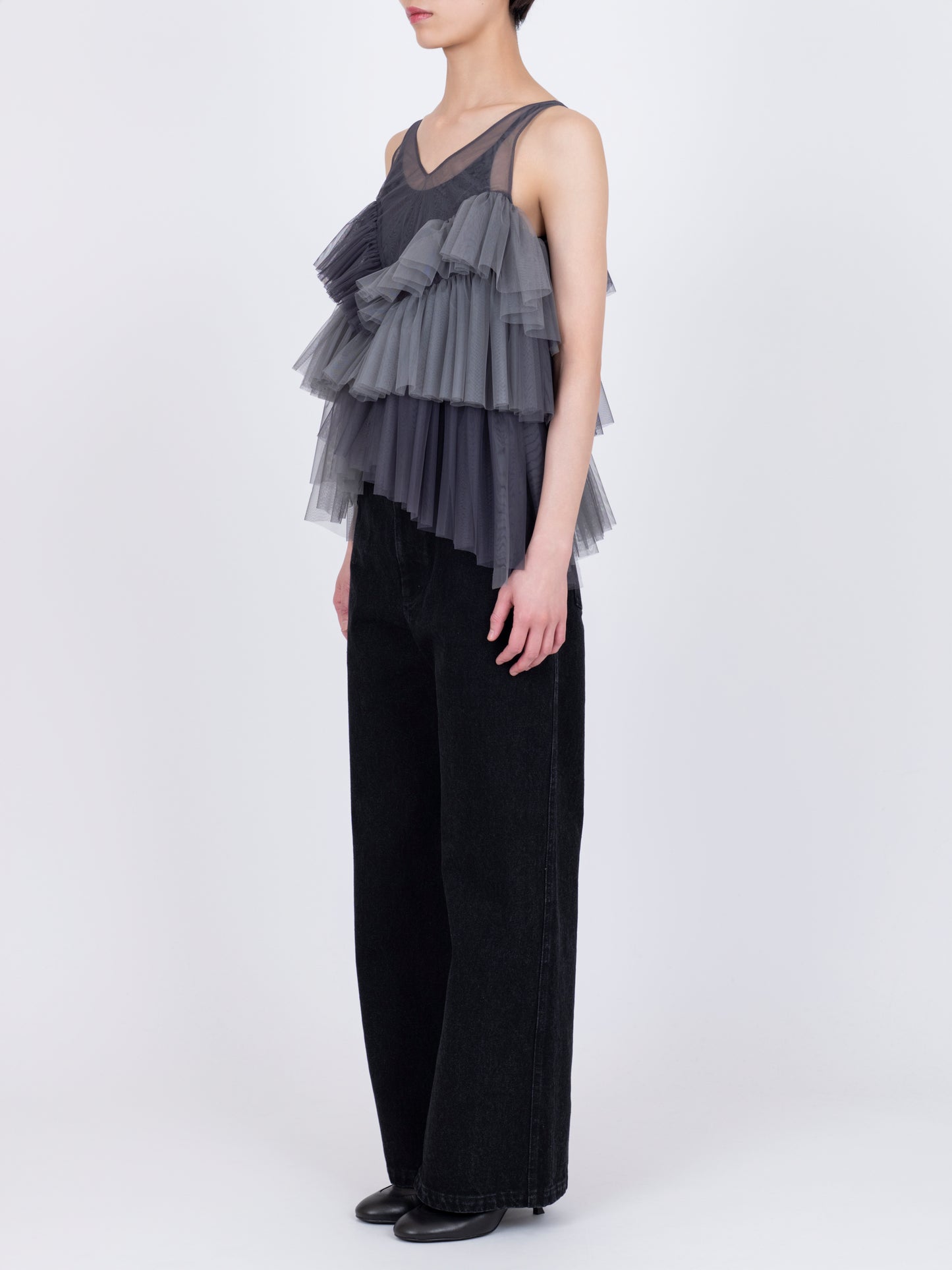 Tulle Volant Camisole