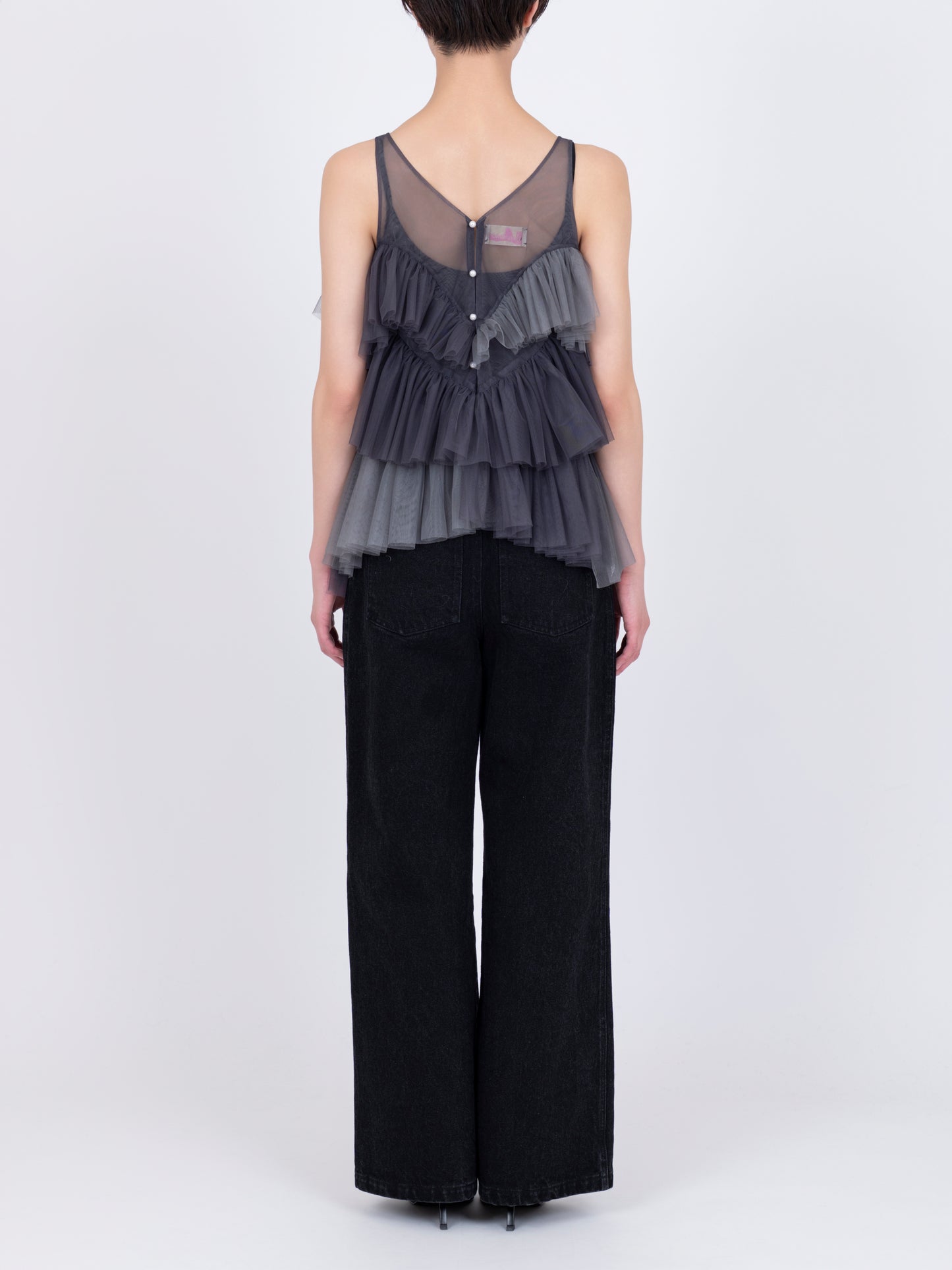 Tulle Volant Camisole