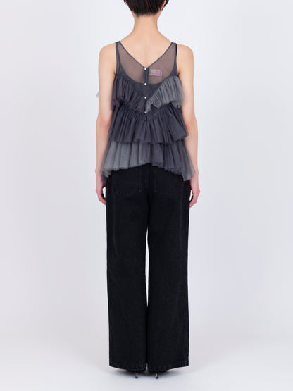 Tulle Volant Camisole
