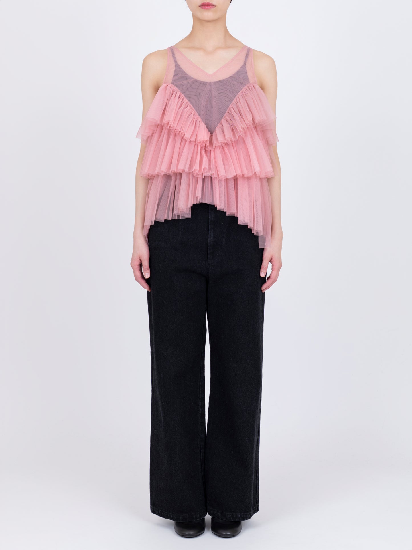 Tulle Volant Camisole